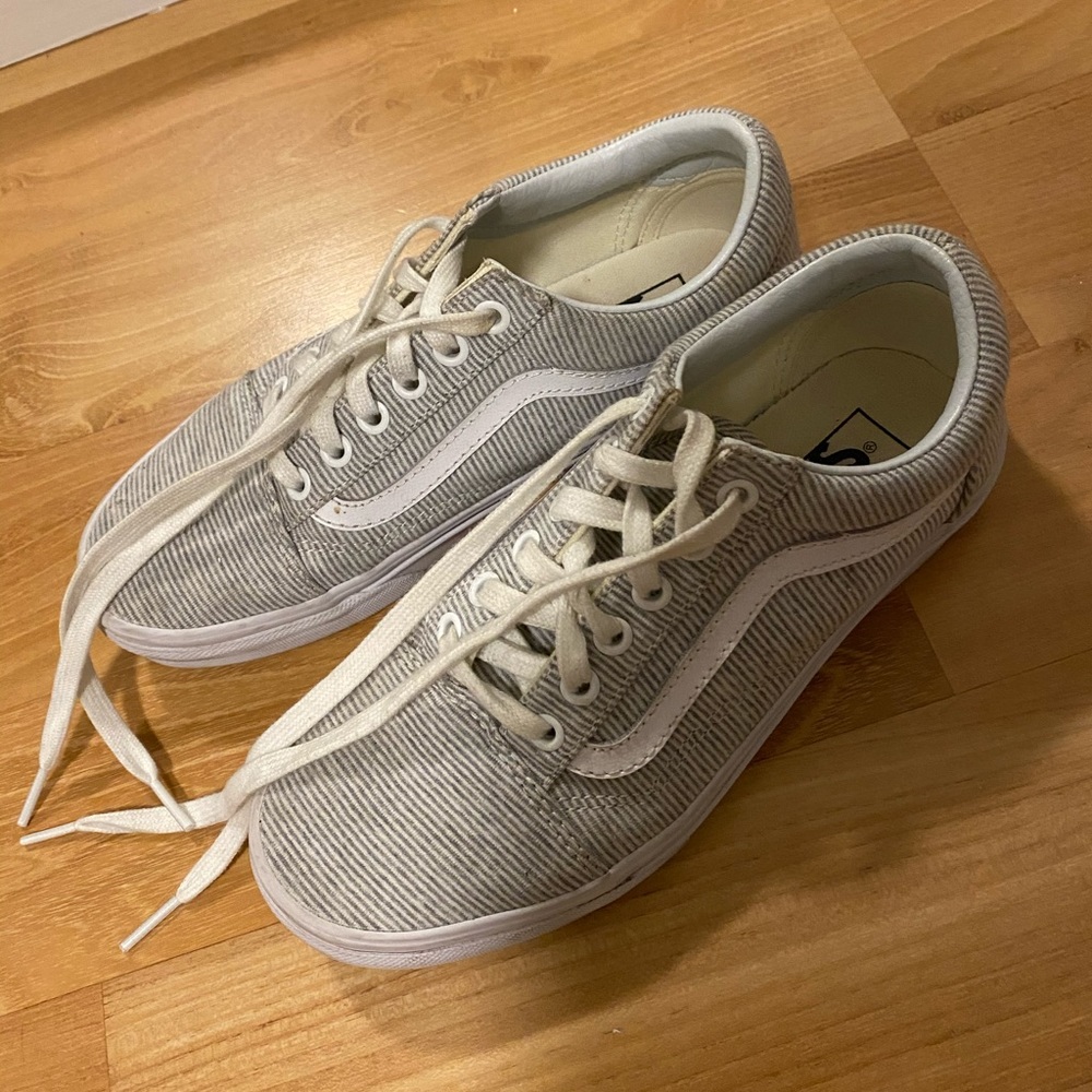 Vans striped shoes